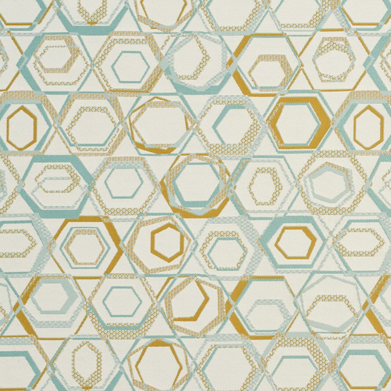 Upholstery Fabric - Aqua & Teal Abstract & Geometric Upholstery Fabric 54 Inches"